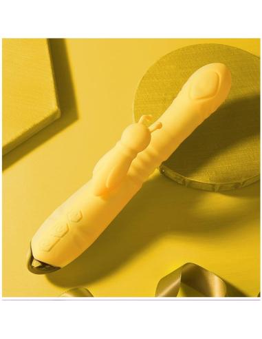 Honeybee Vibrador con Thrusting y Pulsación