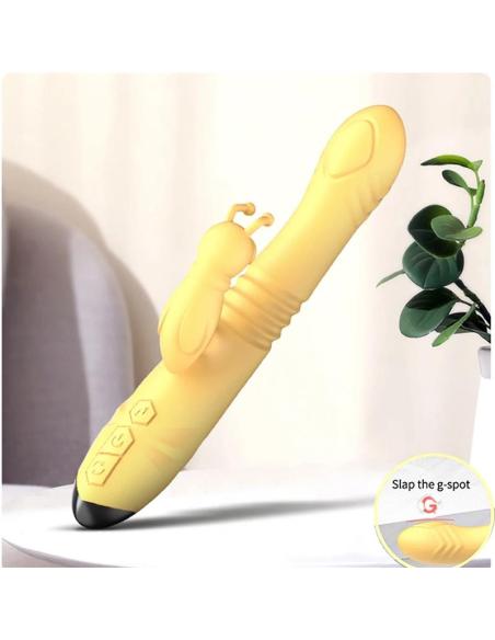 Honeybee Vibrador con Thrusting y Pulsación