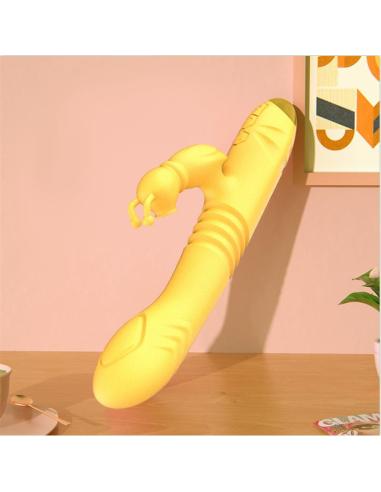 Honeybee Vibrador con Thrusting y Pulsación