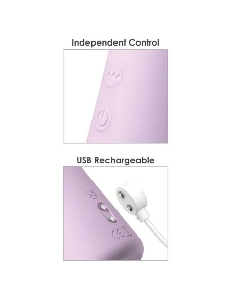 Fantasy for her - fantasy twist vibrador twistmotion con rotación y empuje morado