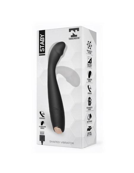 Staby Vibrador Silicona Flexible-Bendable