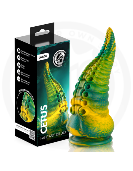 Epic - cetus dildo tentáculo verde tamaño grande