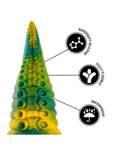 Epic - cetus dildo tentáculo verde tamaño grande