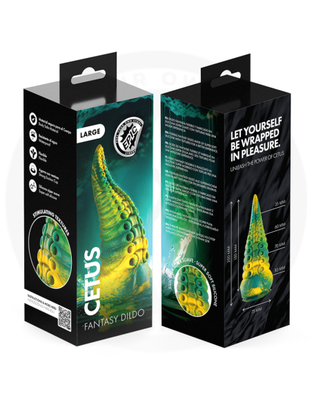 Epic - cetus dildo tentáculo verde tamaño grande