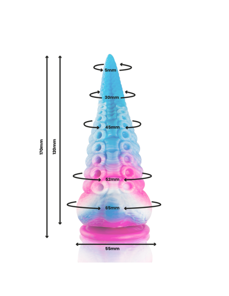 Epic - phorcys dildo tentáculo azul tamaño pequeño