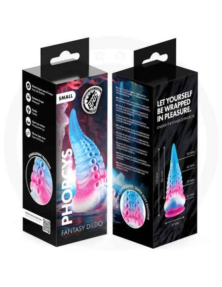 Epic - phorcys dildo tentáculo azul tamaño pequeño