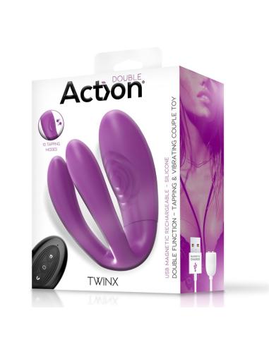 Twinx Vibrador para Parejas con Tapping