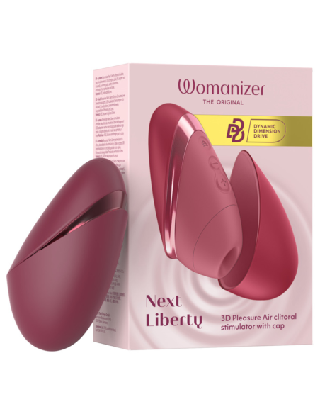 Womanizer - next liberty estimulador de clítoris 3d pleasure air burdeos