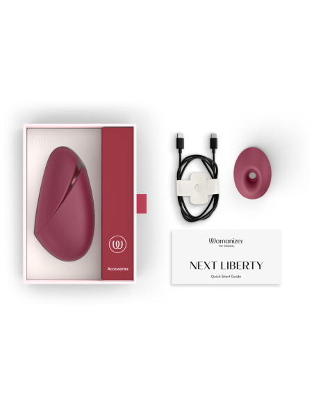 Womanizer - next liberty estimulador de clítoris 3d pleasure air burdeos