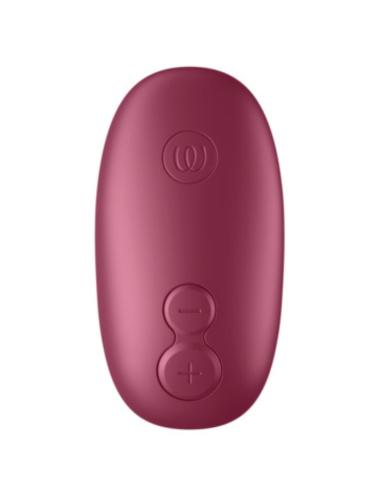 Womanizer - snap estimulador de clítoris por succión 6 niveles burdeos