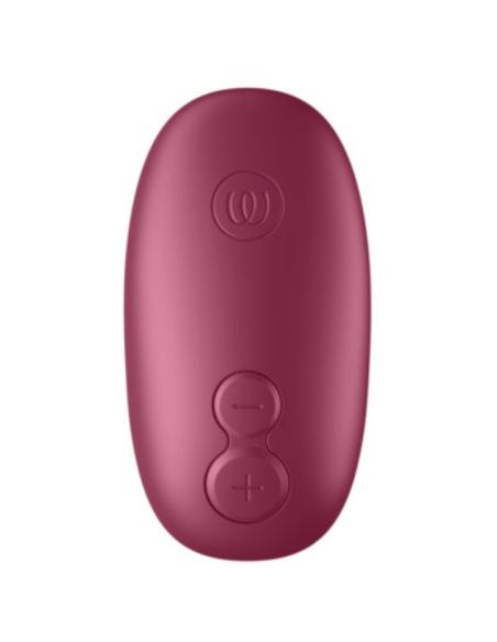 Womanizer - snap estimulador de clítoris por succión 6 niveles burdeos