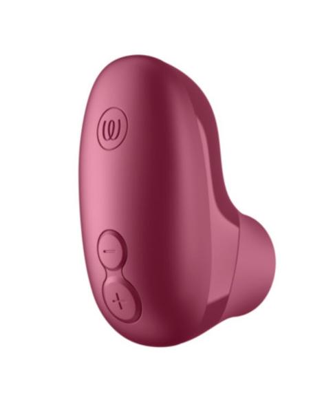 Womanizer - snap estimulador de clítoris por succión 6 niveles burdeos
