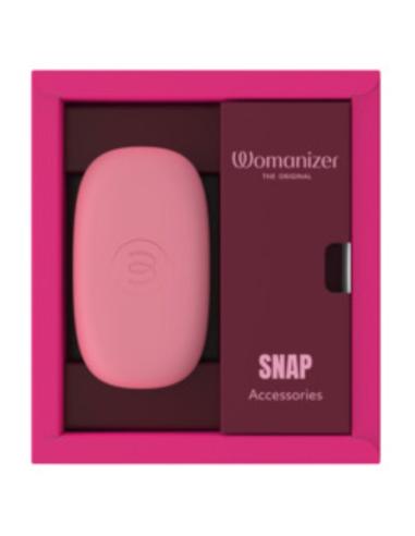 Womanizer - snap estimulador de clítoris por succión 6 niveles burdeos