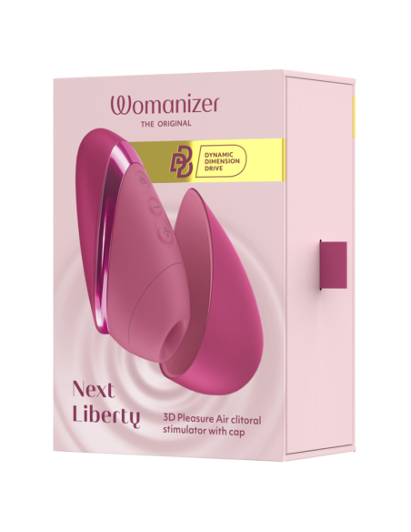 Womanizer - next liberty estimulador de clítoris 3d pleasure air rosa intenso