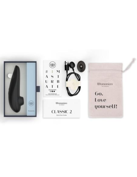 Womanizer - classic 2 estimulador de clítoris por succión 10 niveles negro