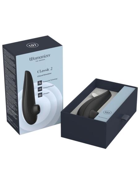 Womanizer - classic 2 estimulador de clítoris por succión 10 niveles negro