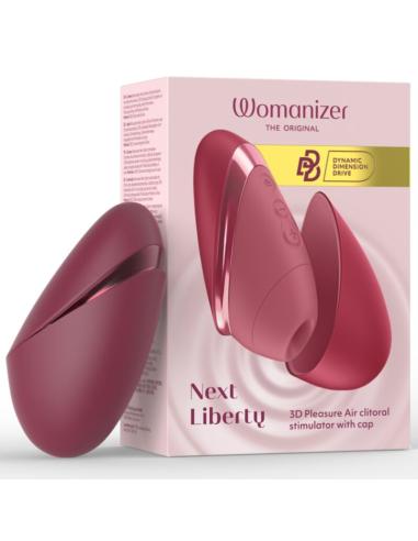Womanizer - next estimulador de clítoris por succión 14 niveles burdeos