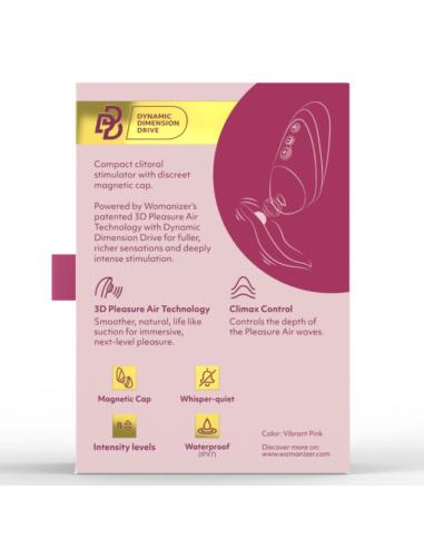 Womanizer - next estimulador de clítoris por succión 14 niveles burdeos