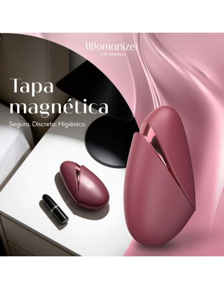 Womanizer - next estimulador de clítoris por succión 14 niveles burdeos