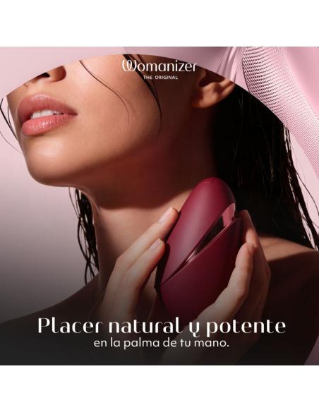 Womanizer - next estimulador de clítoris por succión 14 niveles burdeos