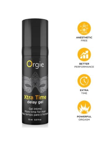 Orgie - xtra time gel retardante sin anestésicos 15 ml