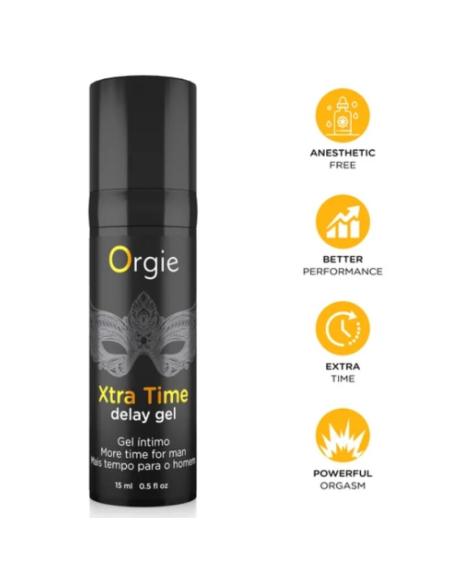 Orgie - xtra time gel retardante sin anestésicos 15 ml