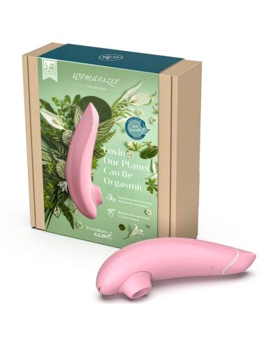 Womanizer - premium eco estimulador de clítoris por succión 12 niveles rosa