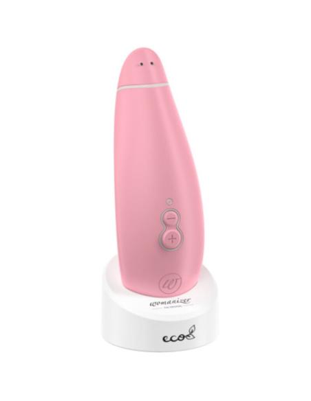 Womanizer - premium eco estimulador de clítoris por succión 12 niveles rosa