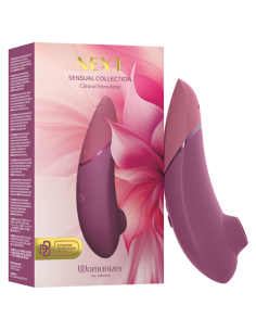 Womanizer - next estimulador de clítoris por succión 14 niveles rosa empolvado