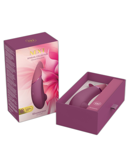 Womanizer - next estimulador de clítoris por succión 14 niveles rosa empolvado