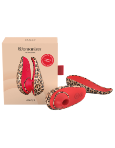 Womanizer - liberty 2 estimulador de clítoris por succión 8 niveles estampado de leopardo 2