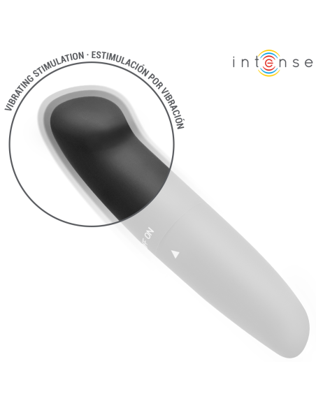 Intense - phil vibrador punto g negro 13 cm