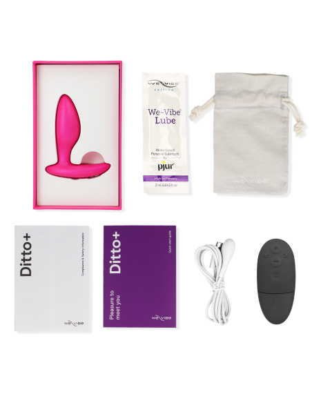 We-vibe - ditto+ plug anal vibrador rosa