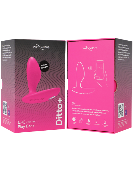 We-vibe - ditto+ plug anal vibrador rosa