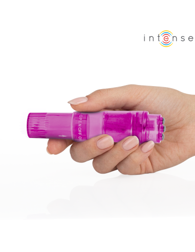 Intense - kurt mini masajeador con 4 cabezales intercambiables rosa