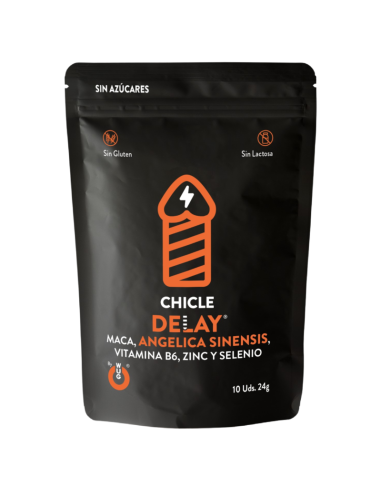 Wug delay – chicle funcional con zinc, selenio y vitamina b6 para mayor control y resistencia en los momentos íntimos