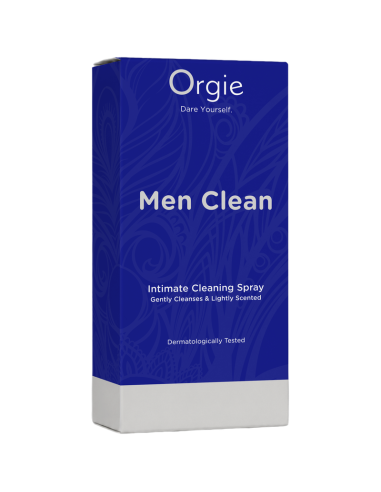 Orgie - men clean spray de higiene íntima masculina con aloe vera 30 ml