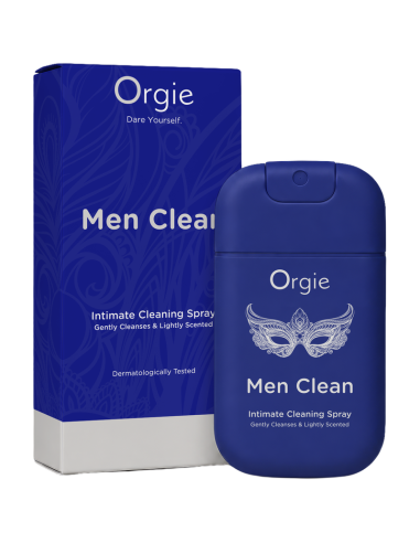 Orgie - men clean spray de higiene íntima masculina con aloe vera 30 ml