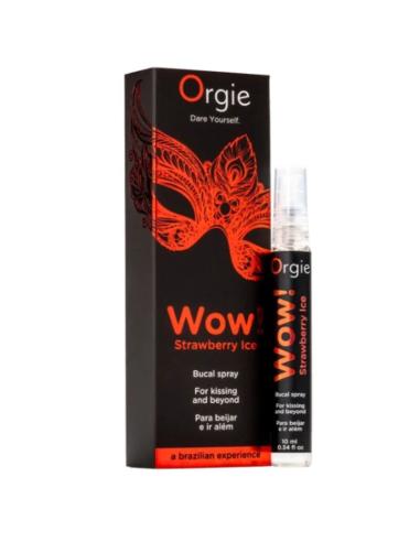 Orgie - wow! strawberry ice spray bucal besable efecto frío 10 ml
