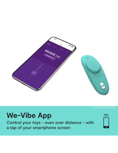 We-vibe - moxie+ vibrador para braguitas con clip magnético agua