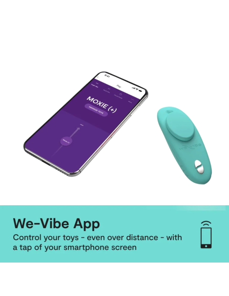 We-vibe - moxie+ vibrador para braguitas con clip magnético agua