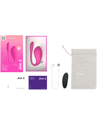 We-vibe - jive 2 vibrador huevo ponible rosa eléctrico