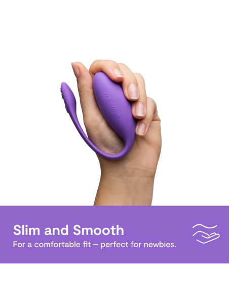 We-vibe - jive lite vibrador huevo ponible con control por aplicación púrpura