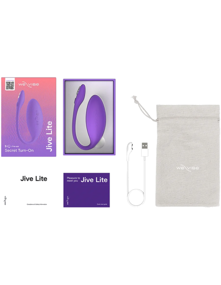 We-vibe - jive lite vibrador huevo ponible con control por aplicación púrpura