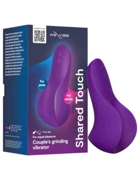 We-vibe - shared touch vibrador para parejas de doble cara púrpura