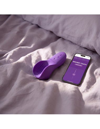 We-vibe - shared touch vibrador para parejas de doble cara púrpura