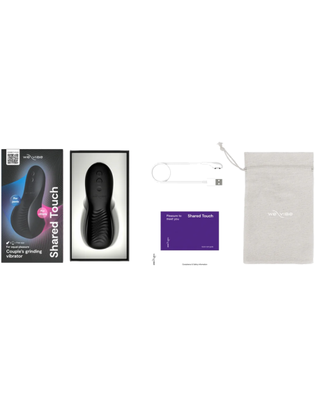 We-vibe - shared touch vibrador para parejas de doble cara negro