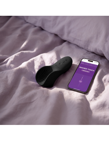 We-vibe - shared touch vibrador para parejas de doble cara negro