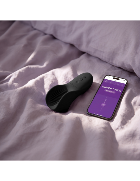 We-vibe - shared touch vibrador para parejas de doble cara negro