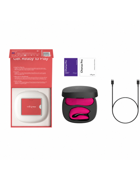 We-vibe - chorus pro vibrador premium para parejas rosa eléctrico